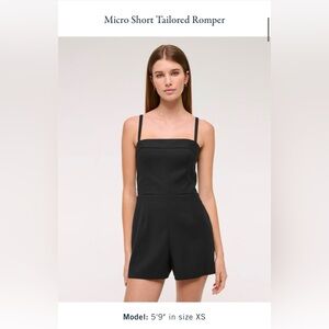 AnF Micro Short Tailored Romper